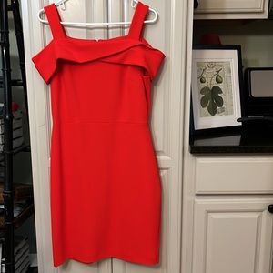 Badgley Mischka red dress